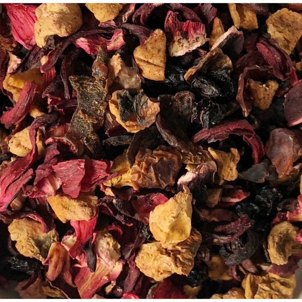 organic blueberry herbal loose leaf tea