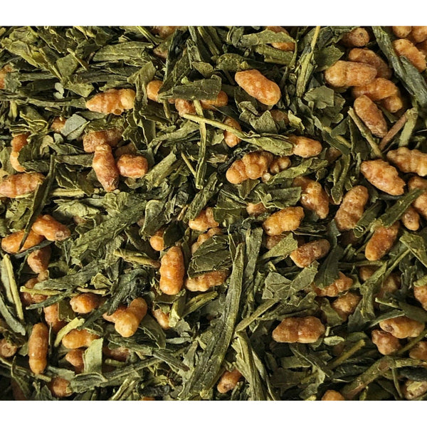 organic genmaicha loose leaf tea