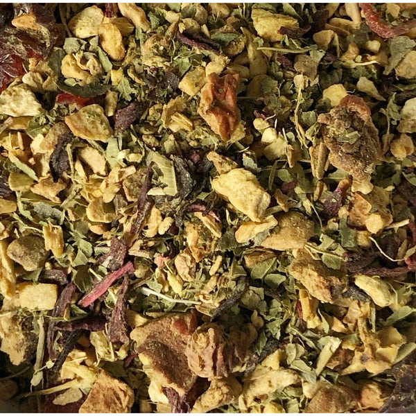 organic ginger lemon loose leaf herbal tea