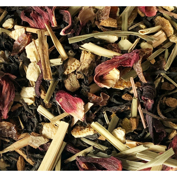 organic passion fruit loose leaf black tea