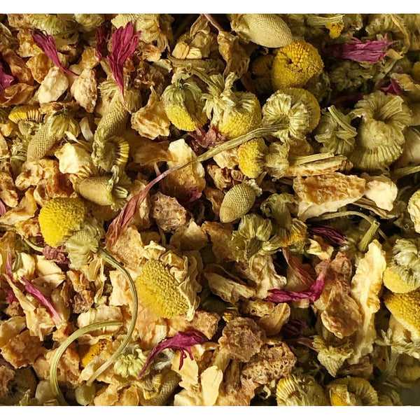 organic sleepy lemon herbal loose leaf tea