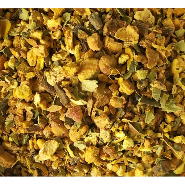 organic turmeric lemon apple loose leaf herbal tea